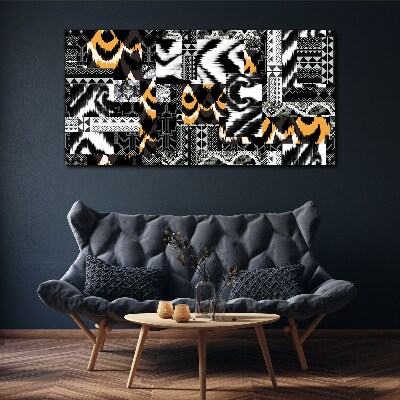 Tablou canvas Modele abstracte în nuanțe monocromatice