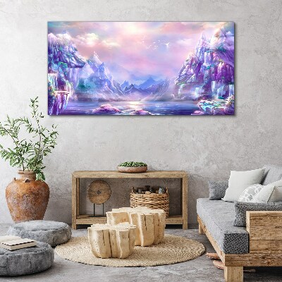 Tablou canvas Peisaj de munte magic