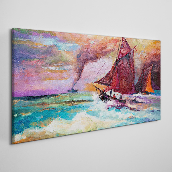 Tablou canvas Aventura pe mare în culori