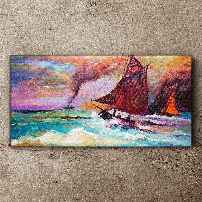 Tablou canvas Aventura pe mare în culori