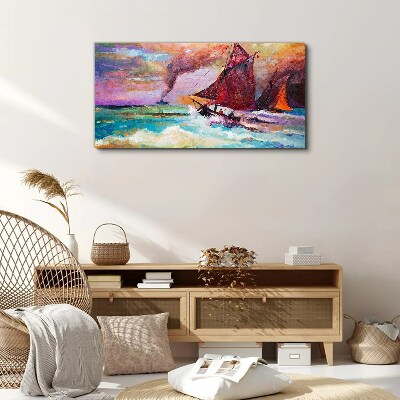 Tablou canvas Aventura pe mare în culori