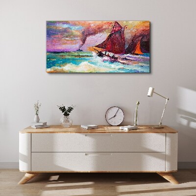 Tablou canvas Aventura pe mare în culori
