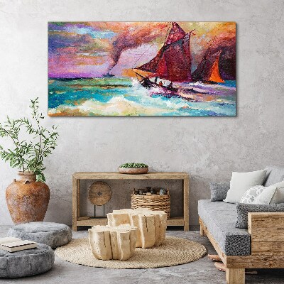 Tablou canvas Aventura pe mare în culori
