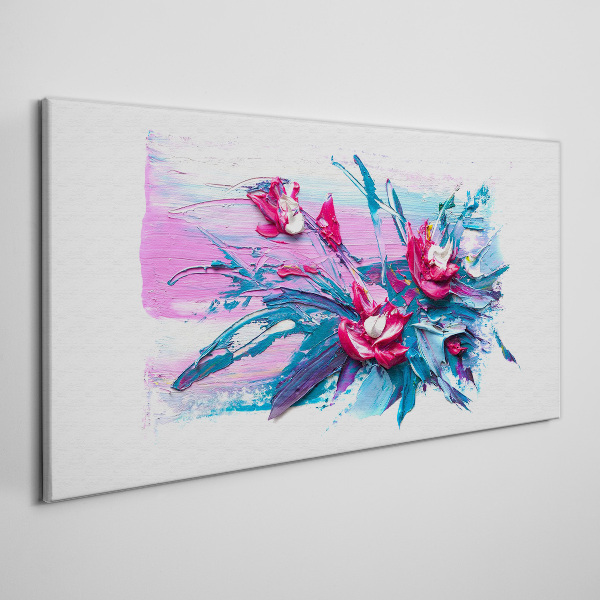 Tablou canvas Un aranjament floral in culori intense