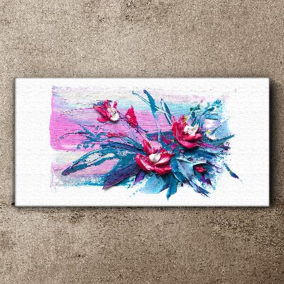 Tablou canvas Un aranjament floral in culori intense