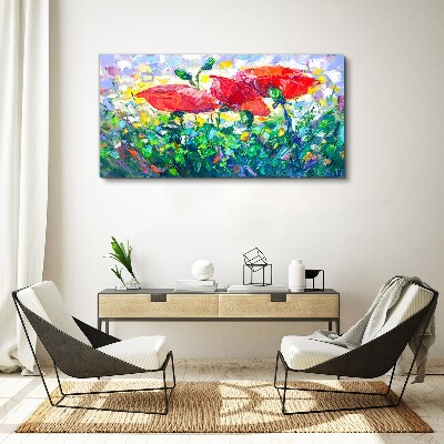 Tablou canvas Un vis de flori în culori