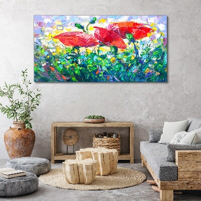 Tablou canvas Un vis de flori în culori