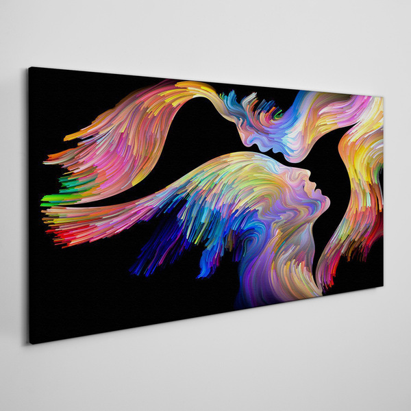 Tablou canvas Un amestec colorat de suflete