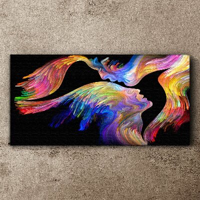 Tablou canvas Un amestec colorat de suflete