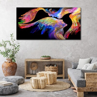 Tablou canvas Un amestec colorat de suflete
