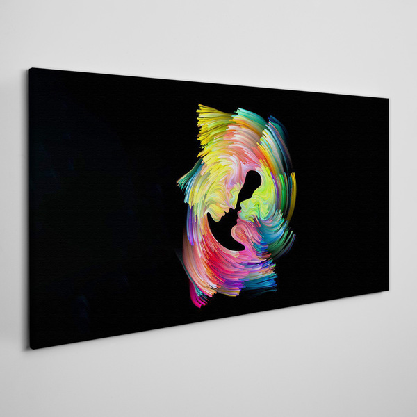Tablou canvas Priviri colorate în întuneric