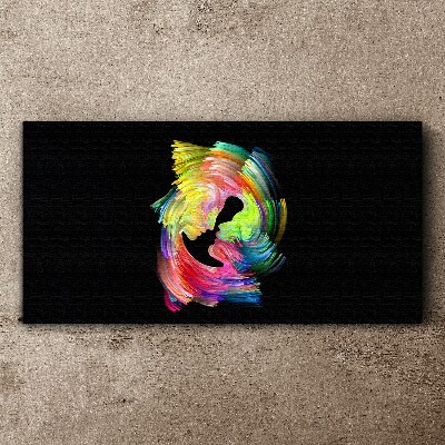 Tablou canvas Priviri colorate în întuneric