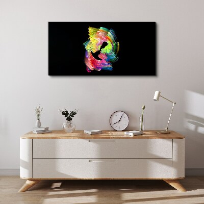 Tablou canvas Priviri colorate în întuneric