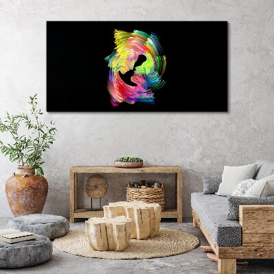 Tablou canvas Priviri colorate în întuneric