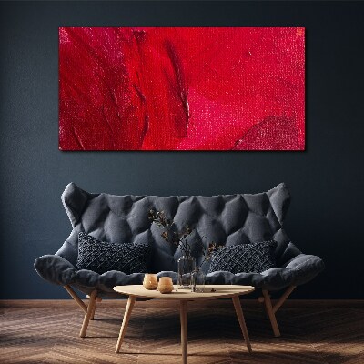 Tablou canvas Roșu abstract intens