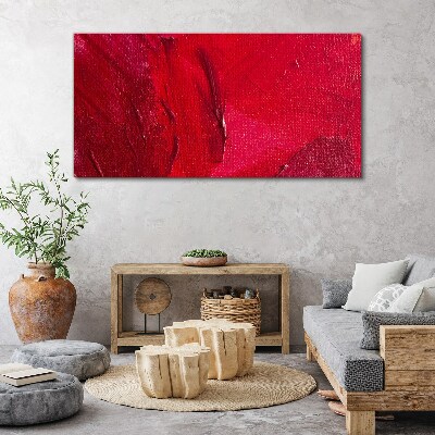 Tablou canvas Roșu abstract intens