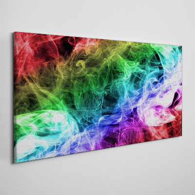 Tablou canvas Vârtej de fum colorat