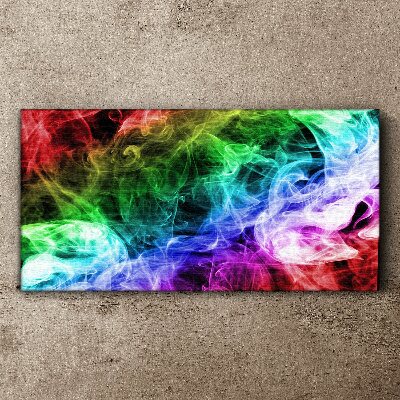 Tablou canvas Vârtej de fum colorat