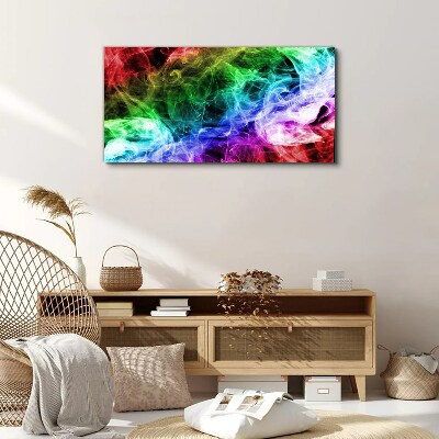 Tablou canvas Vârtej de fum colorat