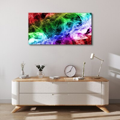Tablou canvas Vârtej de fum colorat