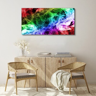 Tablou canvas Vârtej de fum colorat
