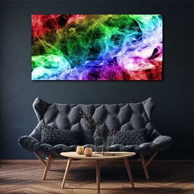 Tablou canvas Vârtej de fum colorat