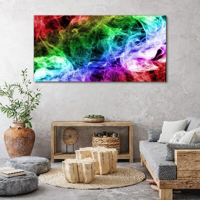 Tablou canvas Vârtej de fum colorat