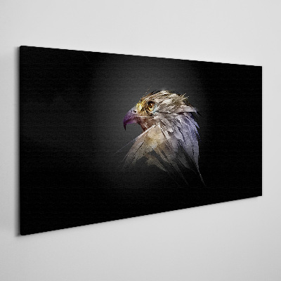 Tablou canvas Portretul unui vultur într-o formă abstractă