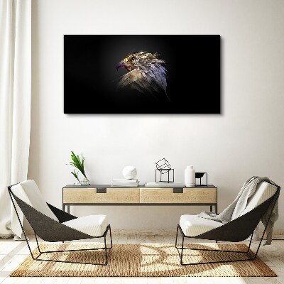 Tablou canvas Portretul unui vultur într-o formă abstractă