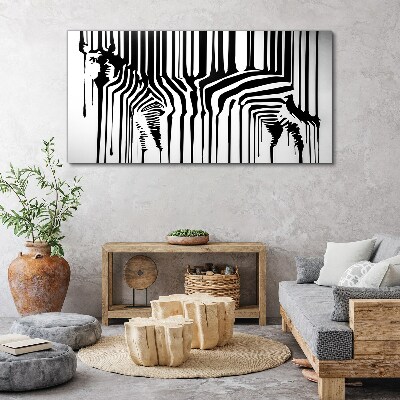 Tablou canvas animal zebră