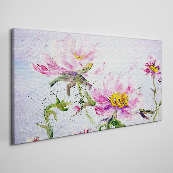 Tablou canvas Vise florale în tonuri pastelate