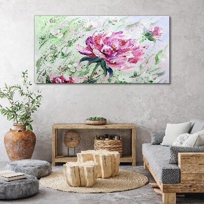Tablou canvas Aranjament floral in nuante pastelate