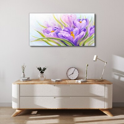 Tablou canvas Vise florale în nuanțe de violet