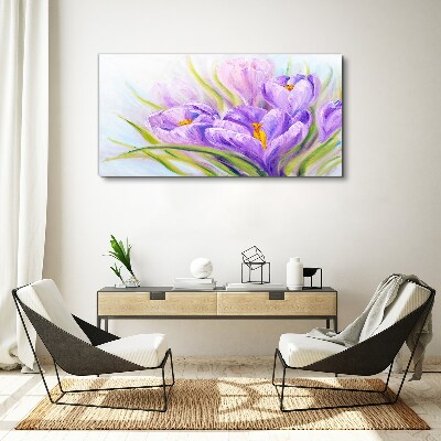 Tablou canvas Vise florale în nuanțe de violet