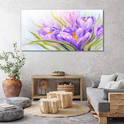 Tablou canvas Vise florale în nuanțe de violet