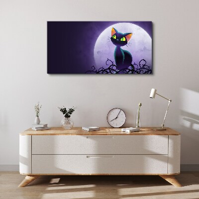 Tablou canvas Pisici în lumina lunii