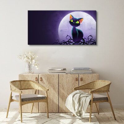Tablou canvas Pisici în lumina lunii