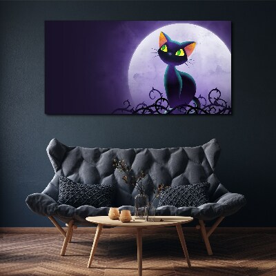 Tablou canvas Pisici în lumina lunii