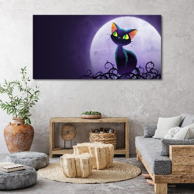 Tablou canvas Pisici în lumina lunii