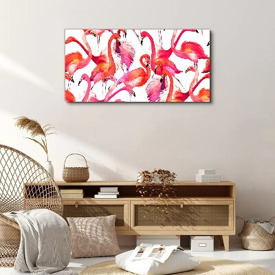 Tablou canvas flamingo