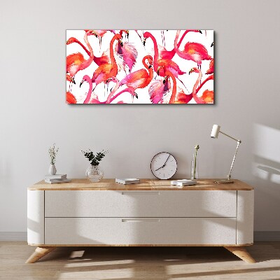 Tablou canvas flamingo