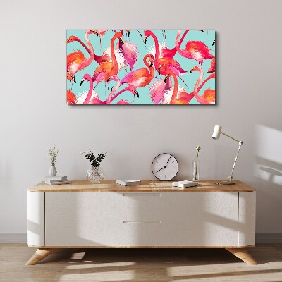 Tablou canvas flamingo