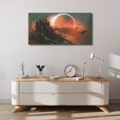 Tablou canvas Castelul în întuneric