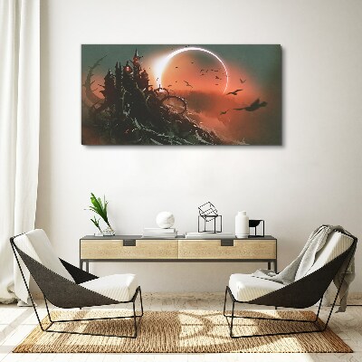 Tablou canvas Castelul în întuneric