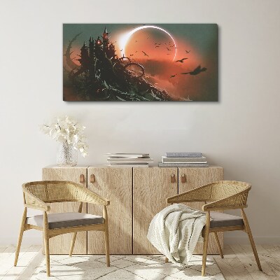 Tablou canvas Castelul în întuneric