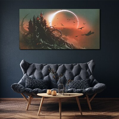 Tablou canvas Castelul în întuneric
