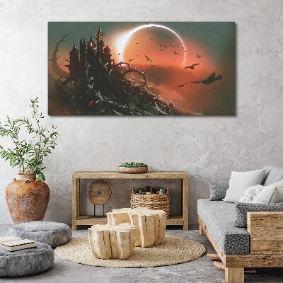 Tablou canvas Castelul în întuneric