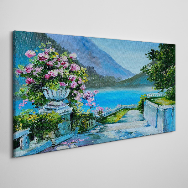 Tablou canvas Vedere romantică asupra lacului