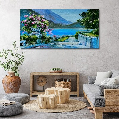 Tablou canvas Vedere romantică asupra lacului