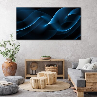 Tablou canvas Valuri de energie albastră